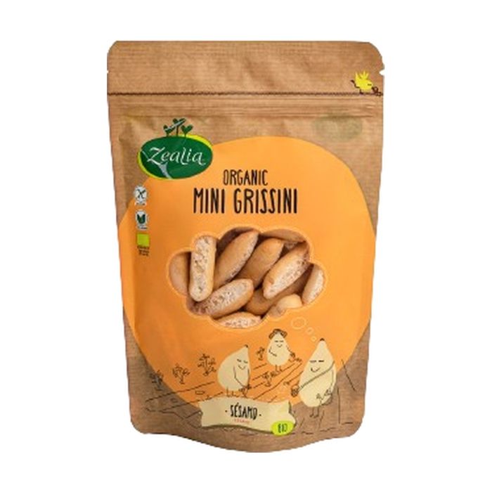 ZEALIA - Bâtonnets au Sésame Sans Gluten Bio Vegan 75 g