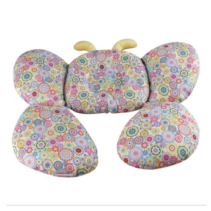 BIGOOD Oreiller Bébé Support de Cou Calé-tête Coussin Voyage pour Enfant Siège Auto Multicolore