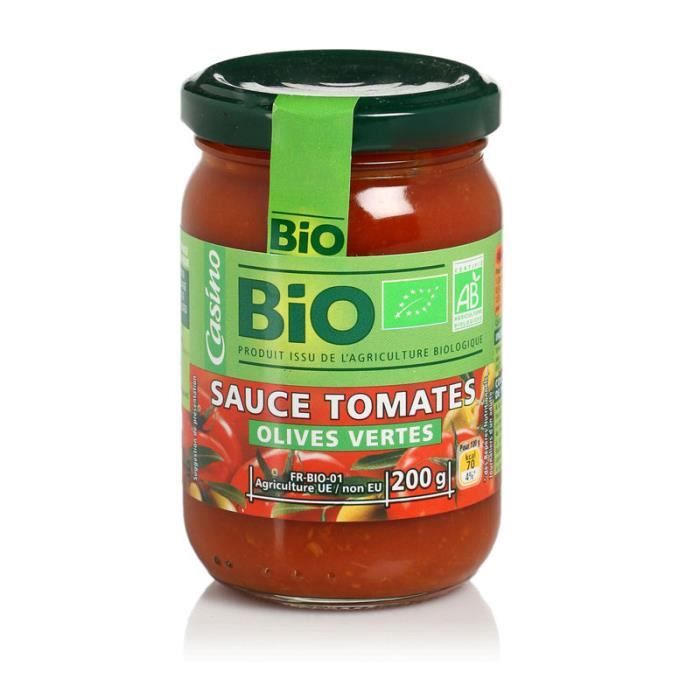 Sauce Tomate Olive Bio 200g
