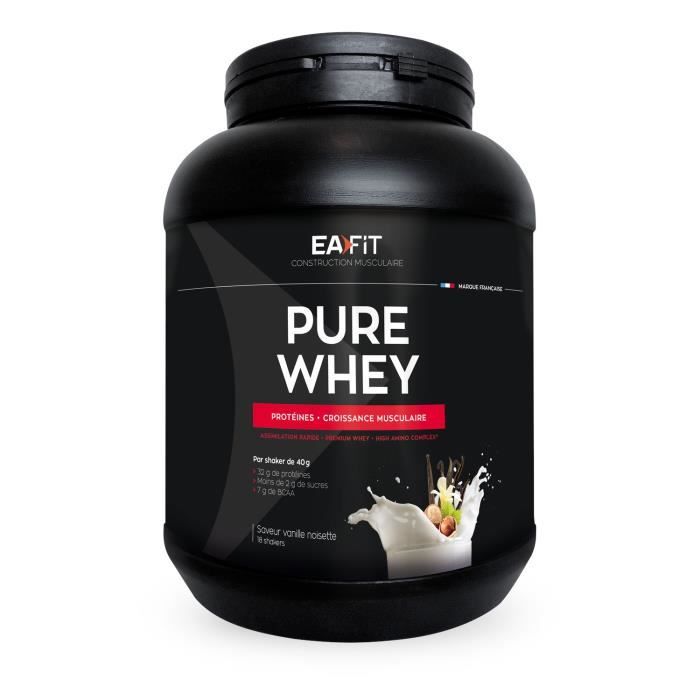 Eafit Pure Whey Vanille Noisette 750g