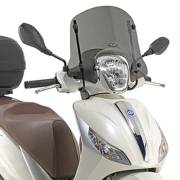 Pare-Brise Givi fume Piaggio medley 125 - noir - TU