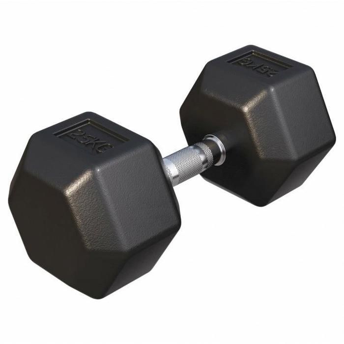 Haltère hexagonal de 25 KG