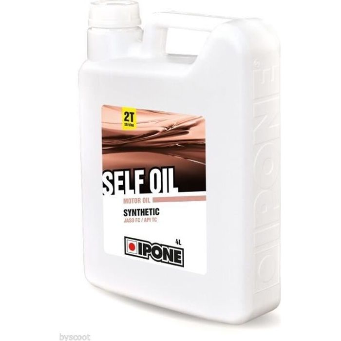 Huile pour mélange 2 Temps IPONE SELF OIL cyclo mobylette cyclomoteur 2T NEUF 4L