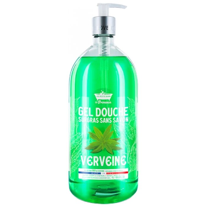 Gel douche surgras sans savon verveine 1 l
