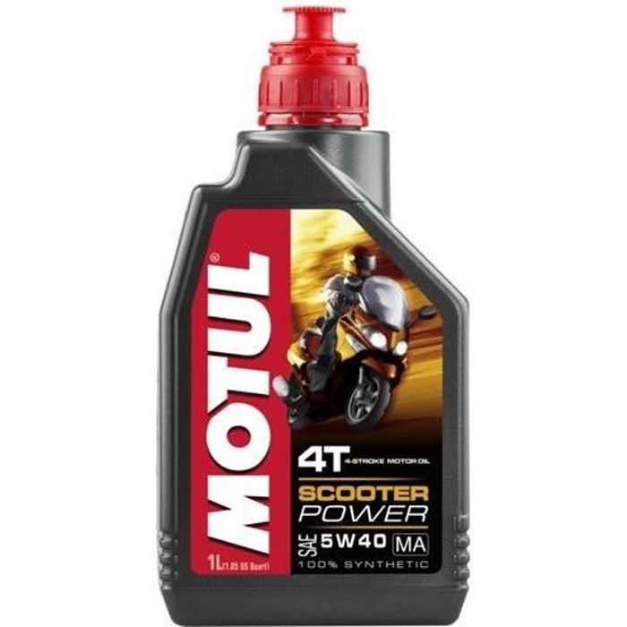 MOTUL Huile moteur Scooter Power 4T 5W40 1L