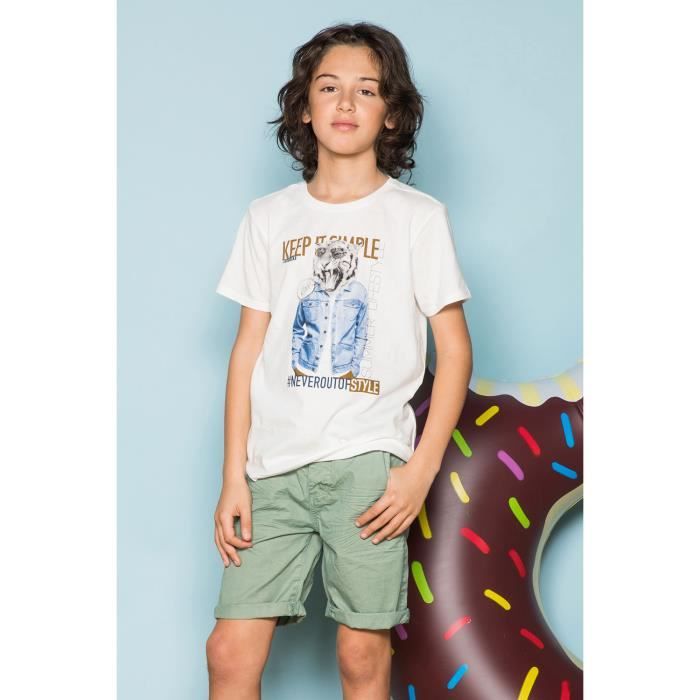 T-shirt avec photo tigre