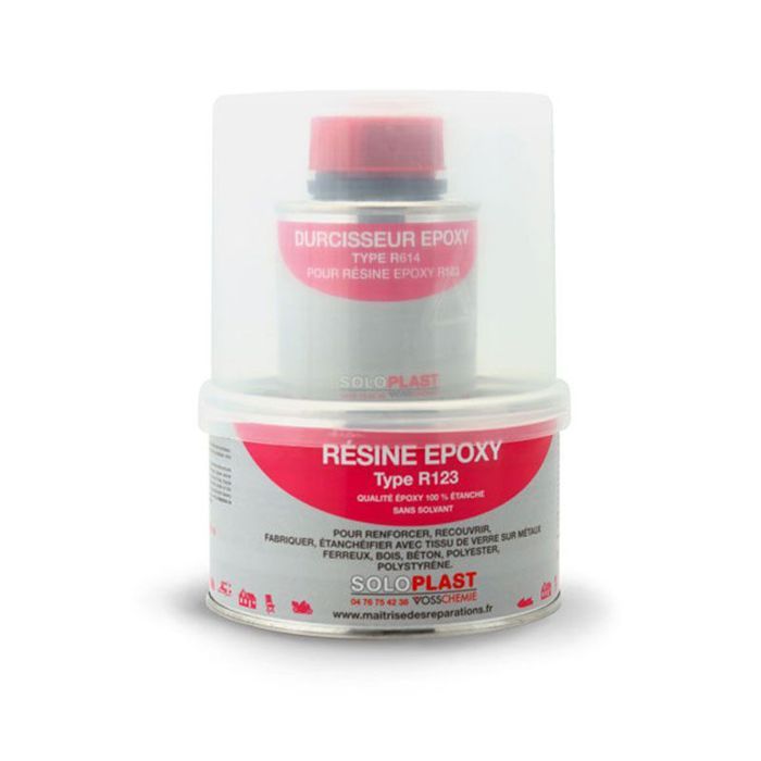 Résine epoxy type R123 Soloplast 250g