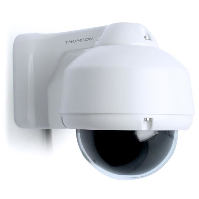 THOMSON Caméra de surveillance dôme motorisée PTZ extérieure