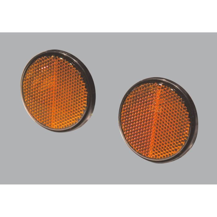 Catadioptre Rond Adhésif Orange