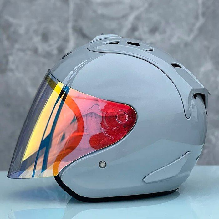 JATIBOSH Hommes Et Femmes, Casque Ouvert Demi-Casque De Moto Approuvé