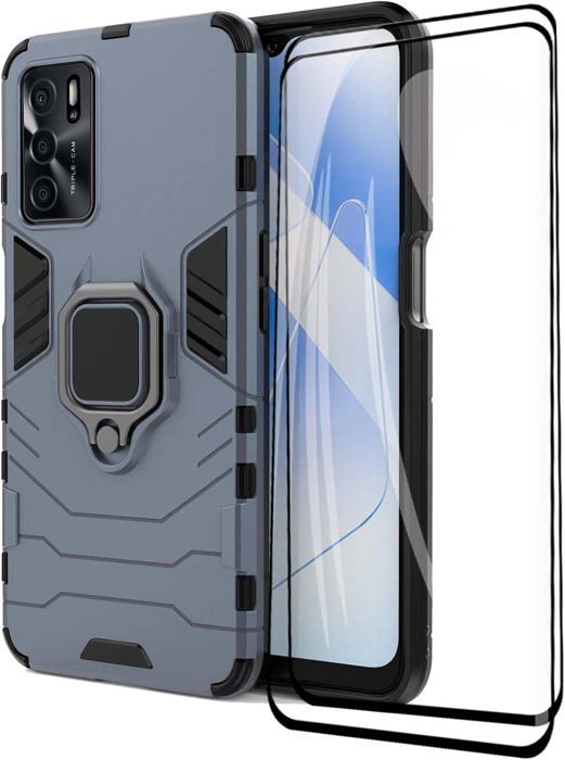 NEINEI Cover per OPPO A54s/OPPO A16,Custodia Design Trama di