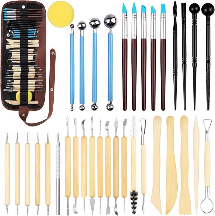 Royal & Langnickel Potter's Select, outils de sculpture en bois, lot de 10 - France