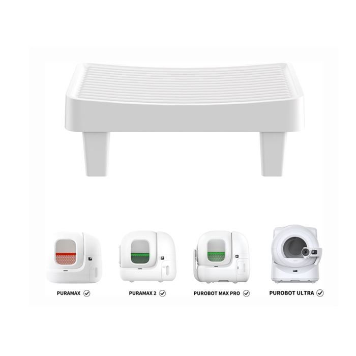 Petkit Marche Step pour litière automatique PURAMAX PuroBot blanc 33.5x11.5x20 cm