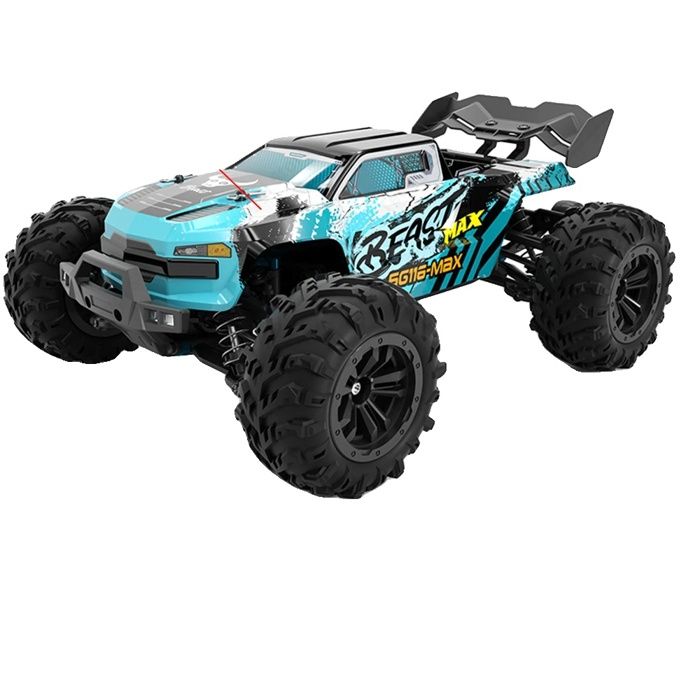 Voiture RC Uplayteck 1:18 2,4 GHz – Tout-terrain 20 Km/h, 2 Batteries Rechargeables, Télécommande Proportionnelle – Cadeau 5 Ans Et Plus