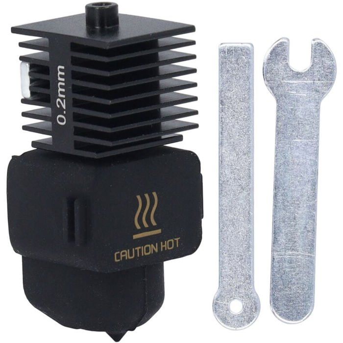 Imprimante 3D Hotend Kit de buse amovible en acier trempé accessoires de remplacement dextrudeuse pour Bambu Lab A1 Mini 0. Odipie