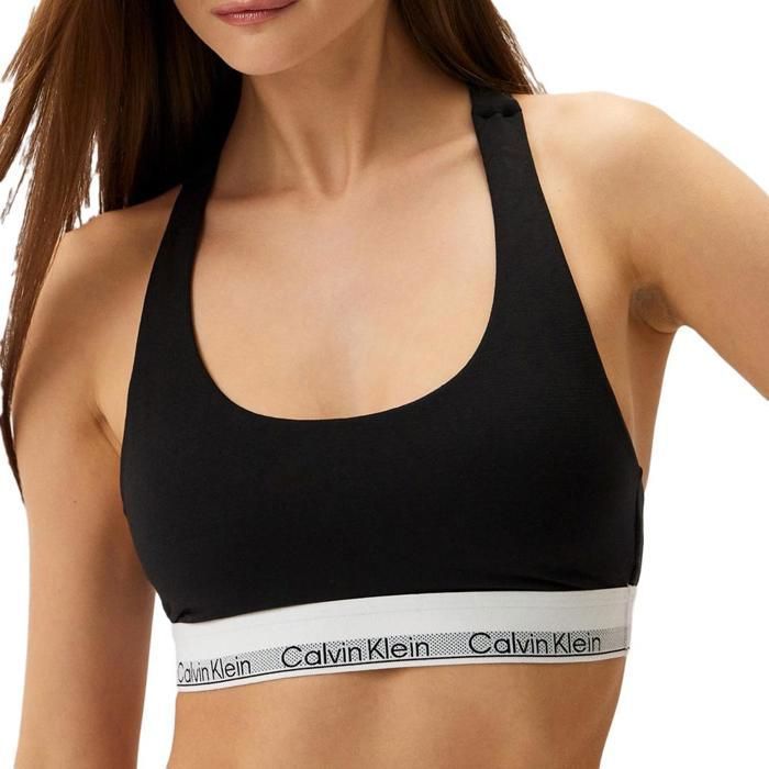 Brassière Noires Femme Calvin Klein Jeans 000QF7969A