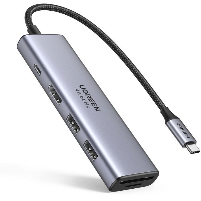 USB C Multifunction Adapter with PD - vue 4