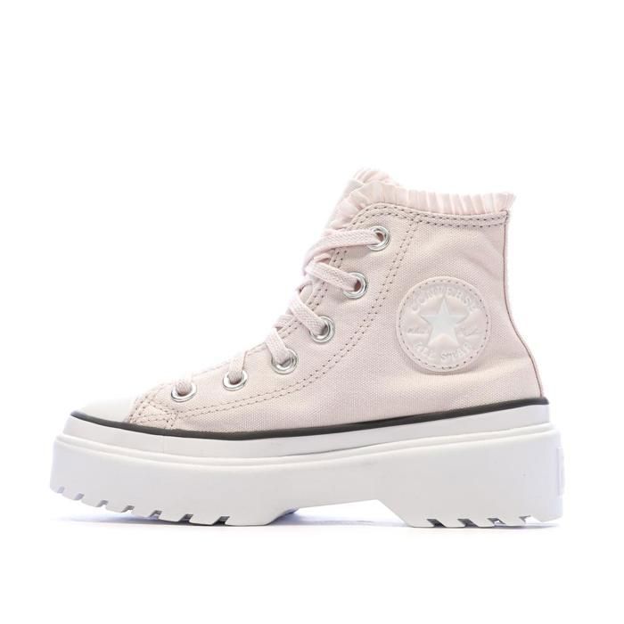 Converse Baskets Rose Clair Fille Converse Lugged