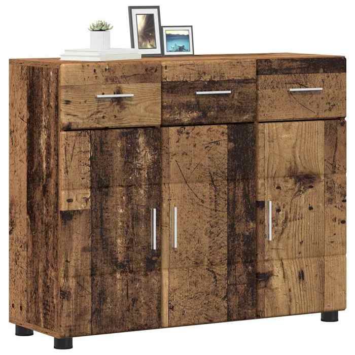 Printemps 2026 SoldesBuffet de rangement/Buffet Bahut - Buffet salle à manger Bois ancien 885x305x73 cm Bois dingénierie 2_9917
