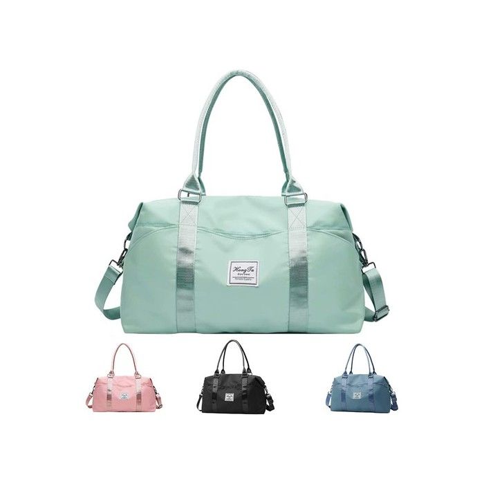 Sac de voyage imperméable - Bandoulière amovible - Bretelles réglables - Poches latérales ergonomiques