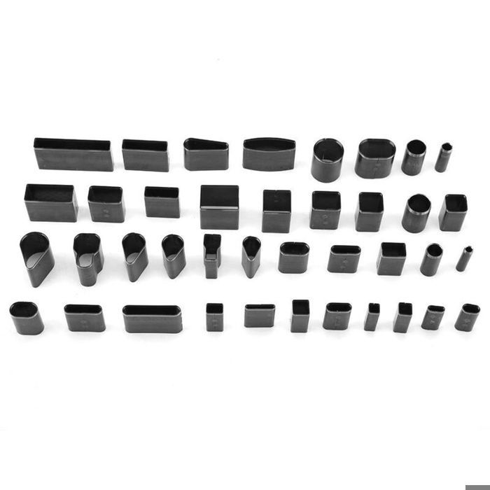 Kit de 39 emporte-pièces pour cuir - Pour téléphone portable - Perforatrice pour maroquinerie - Outil de découpe en métal - Perfor