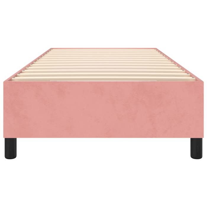 Sommier à ressorts de lit Rose 90x200 cm Velours_2 ans garantie_18576