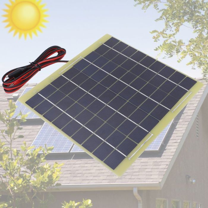 Panneau solaire 6W 18V portable pour éclairage extérieur lampe publicitaire et kit solaire