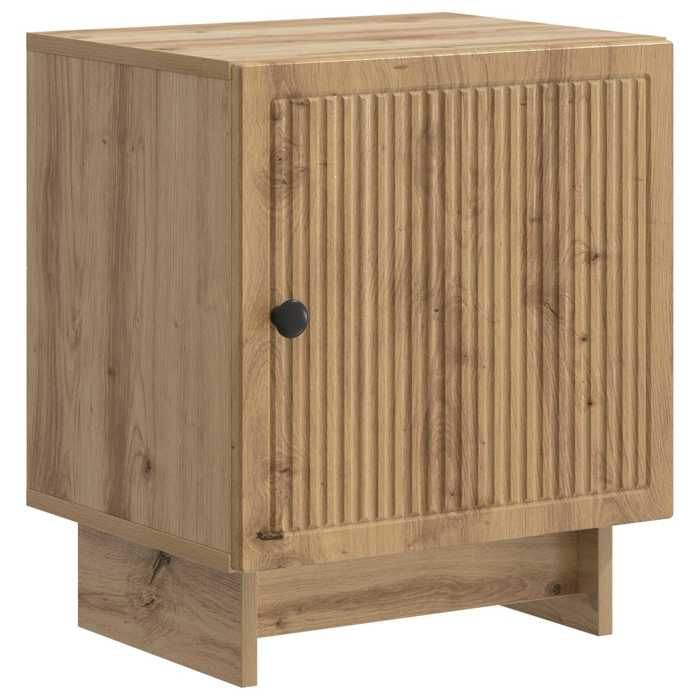 NOUVEAU Table de chambre - 1 pièce Cabinet de lit - Cabinet de chevet - Chêne artisanal - 43x34 5x50cm31266