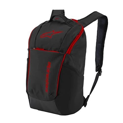 alpinestars, defcon v2 backpack, sac à dos, noir rouge, os, homme, 35 x 50 x 54 cm
