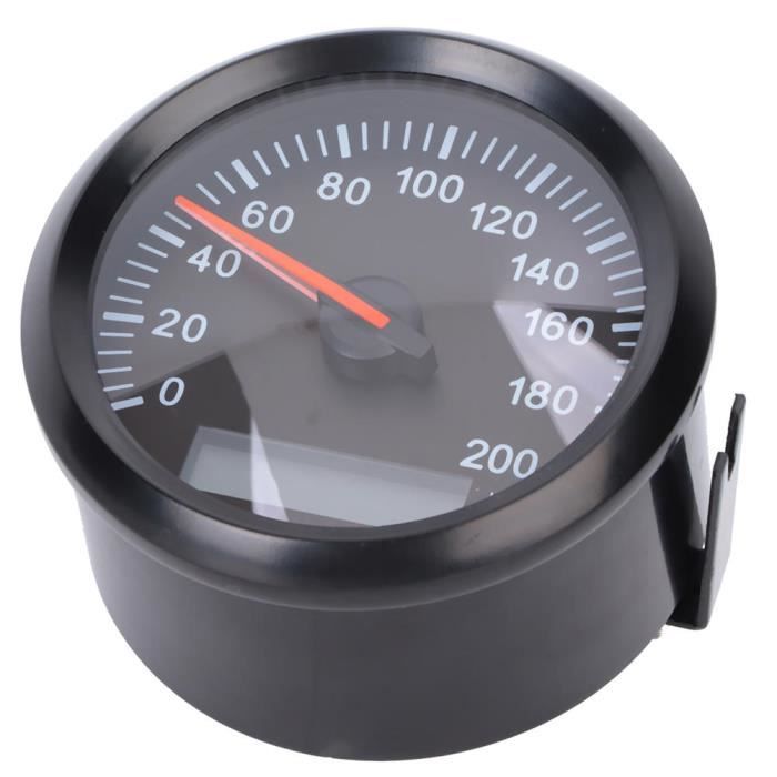 Compteur Vitesse GPS Moto Universel Rétro – Écran LED Numérique, Rétroéclairage, 12V, Style Vintage