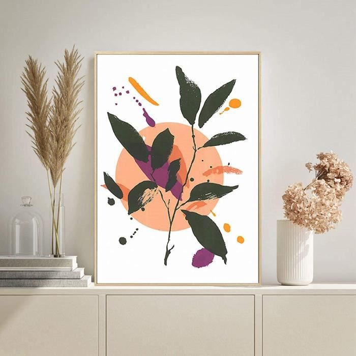 Mintura Main Visage Peintures à L'huile Sur Toile Mur Art Décoration