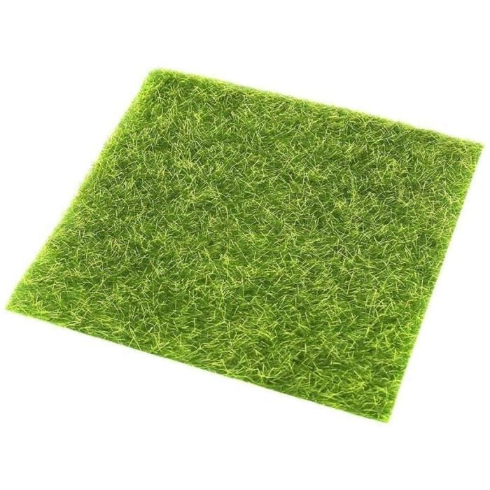 1 pc décoratif carré pelouse gazon artificiel Animaux gazon Micro