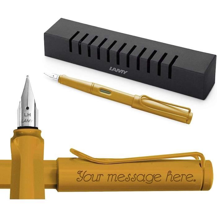 Safari Stylo Plume Pour Gaucher Candy Mango 2020 Édition Limitée + PersonnalisationGravure