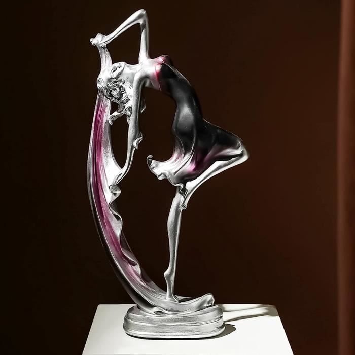 Statuette Danseuse En Résine, Résine Danseuse De Ballet Fille Sculpture