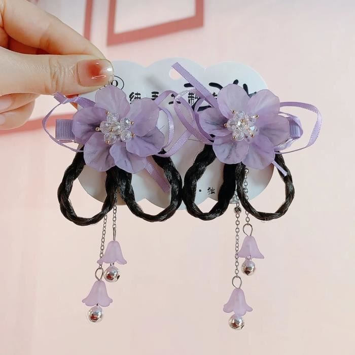 6 pièces Accessoires pour cheveux blancs, Pinces à cheveux nœud en mousseline de soie, Décorations élégantes pour cheveux d'adolescentes, Convient 6 pièces Accessoires pour cheveux blancs, Pinces à cheveux nœud en mousseline de soie, Décorations élégantes pour cheveux d'adolescentes, Convient
