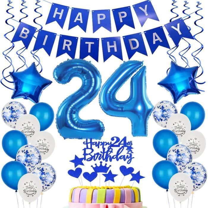 Couronne Et écharpe '24 Ans' Strass Violet - Set Décoration Anniversaire Femme/fille - Diadème Princesse Et écharpe Personnalisée