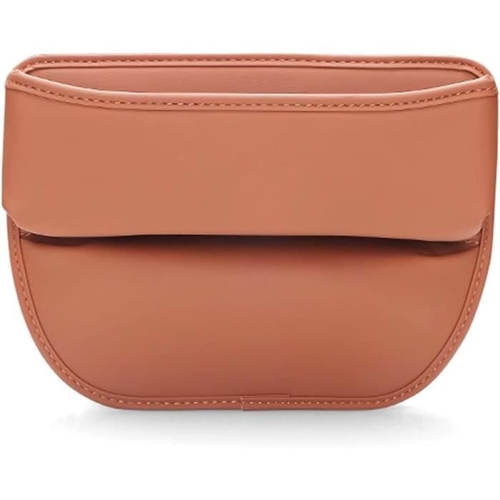 Organisateur D'espace De Siège Voiture Côté Droit - Boîte De Rangement En Cuir PU Pour Console - Pour Téléphone, Portefeuille, Clés