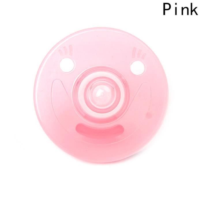 Sucette Ronde En Silicone Pour Bebe Poudre Transparente Cdiscount Puericulture Eveil Bebe