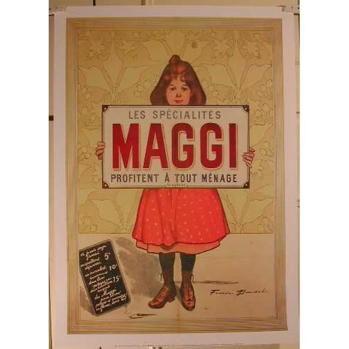 Affiche Maggi - Affiche Vintage