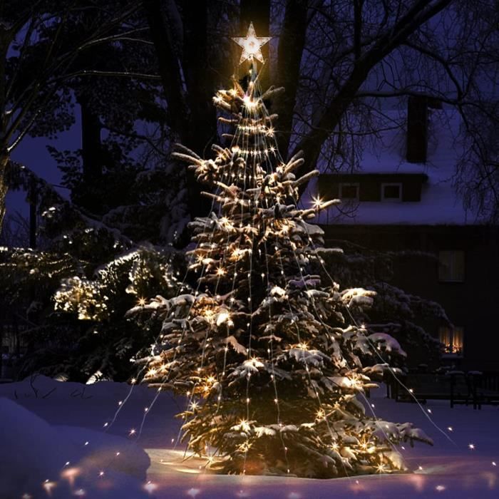 Guirlande lumineuse - étoiles à 8 branches – Le rêve de Noël