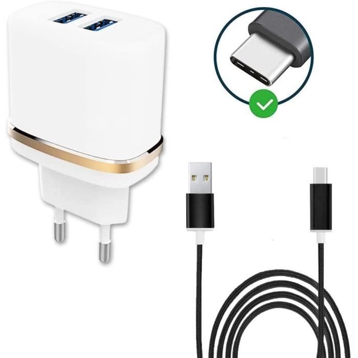 Chargeur Mural Micro-USB - Pour Wiko Darknight, Barry Et Autres - Neuf - Cordon Robuste