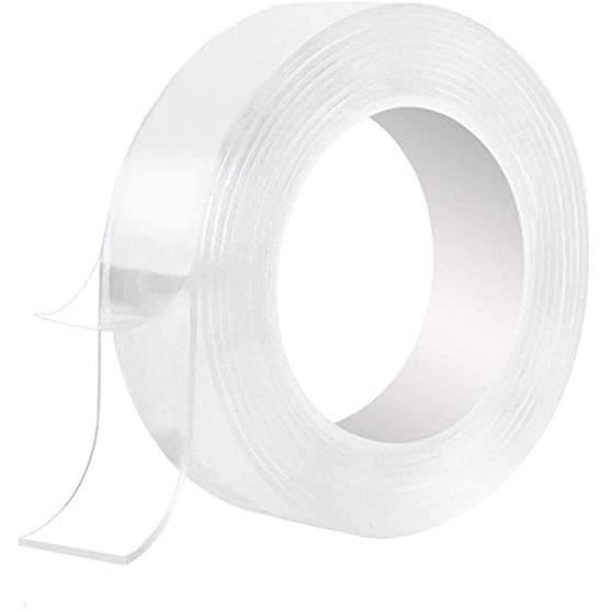 Ruban Adhésif Double Face Pour Vêtements - Transparent Et Résistant à La Transpiration - Rouleau 16 Mm X 5 M