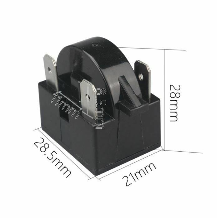 Relais PTC Pour Réfrigérateur - Démarreur Pratique, 1 Broche, Neuf