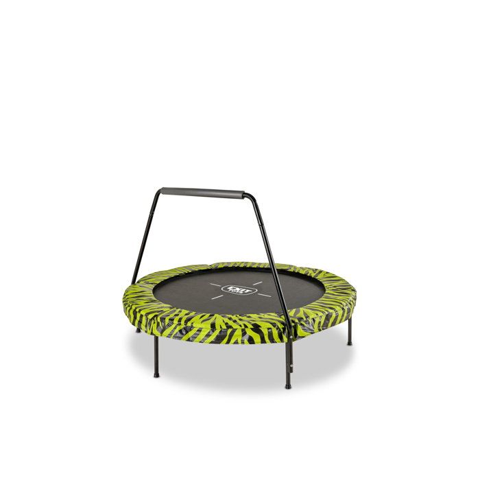 EXIT Trampoline &agrave; pied Tiggy junior, barre &oslash;140 cm, noir/vert