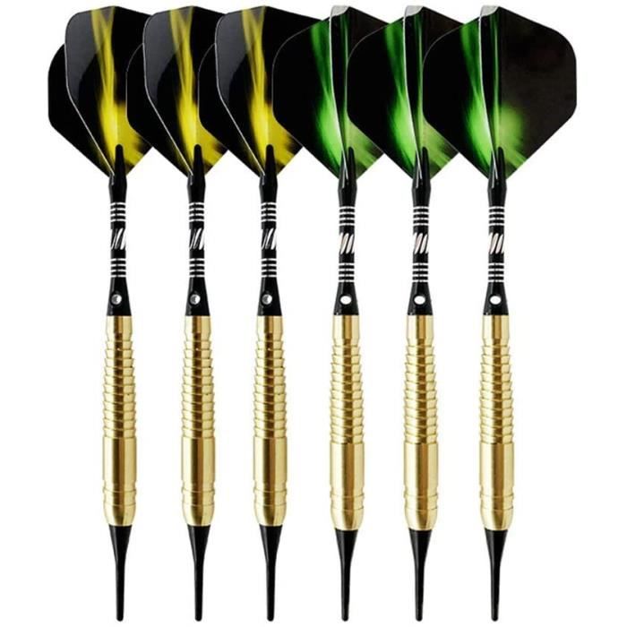 Recitem Lot De 3/6 Fléchettes Souples Avec Pointe En Plastique