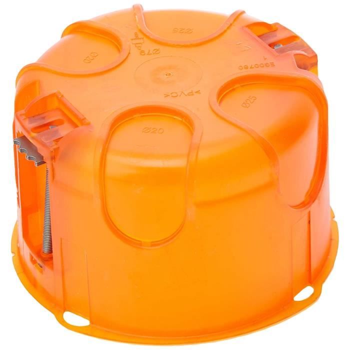 Boîte D'encastrement Double Legrand Batibox 67mm 142x50mm Orange 080122 - Neuf
