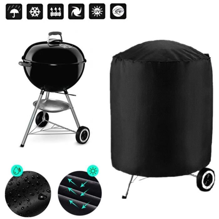 Housse De Protection Pour Barbecue Weber Et Similaires - Tissu Oxford 210D Imperméable, Tailles 58x77 Cm Ou 77x58 Cm - 11