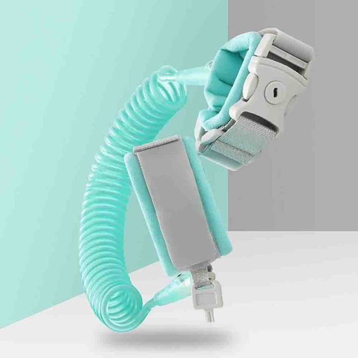 Harnais De Sécurité Pour Enfants DRFEIFY - Lien De Poignet Anti-perte - Tête Fixe Bleue 1,5