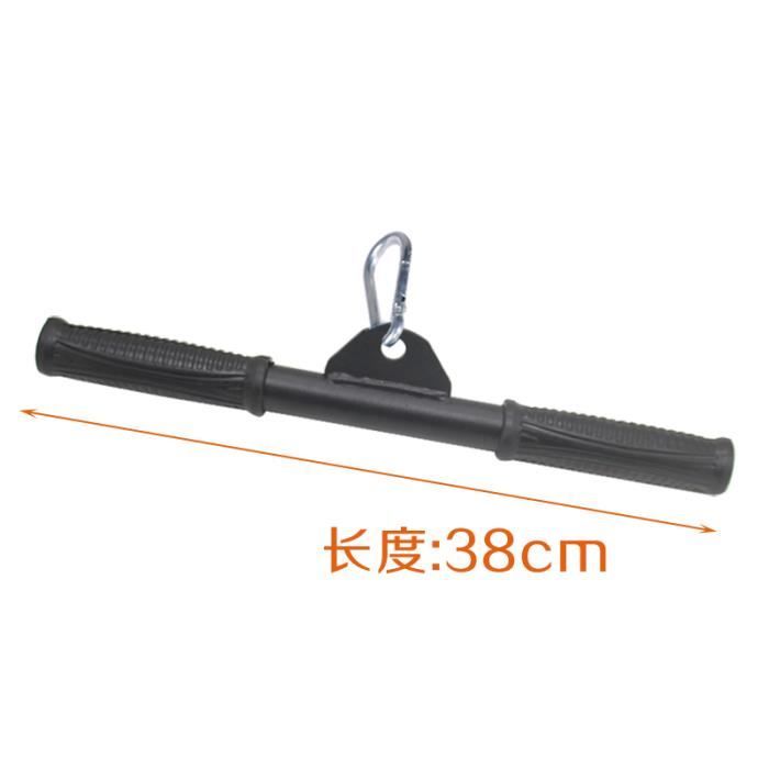 Barre De Traction Rotative Topfinder – 42 Cm, Poignée Antidérapante, Charge Max 200 Kg, Pour Triceps Biceps Dos
