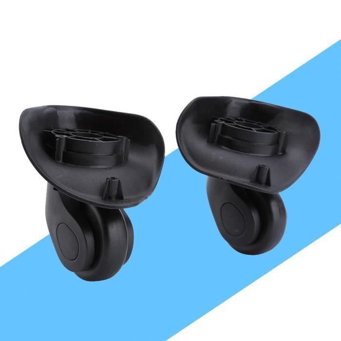 roue de valise 2pcs roues de remplacement de bagages de valise pivotante universelle pour étui de voyage HB042